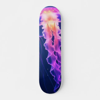 Skateboard Jellyfish Ocean Underwater Life
