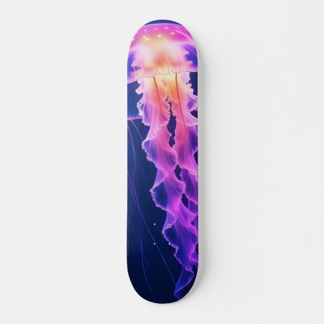 Skateboard Jellyfish Ocean Underwater Life (Anverso )