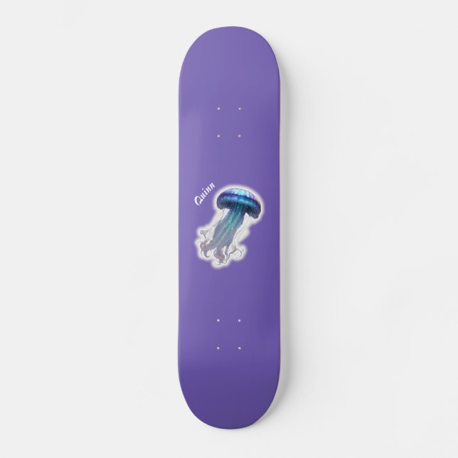 Skateboard Jellyfish Sparkle (Anverso)