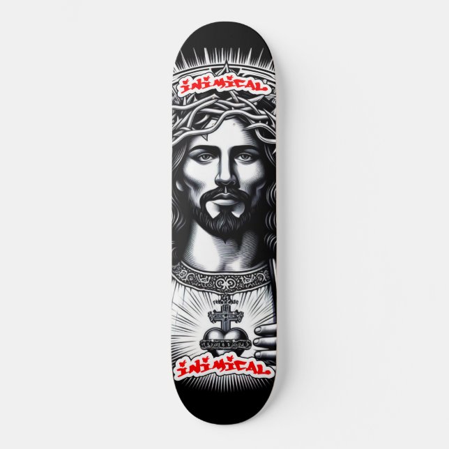 Skateboard Jesucristo (Anverso)