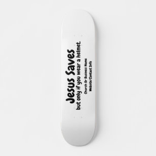 Skateboard Jesús ahorra - apenas le ayudamos a encontrarlo