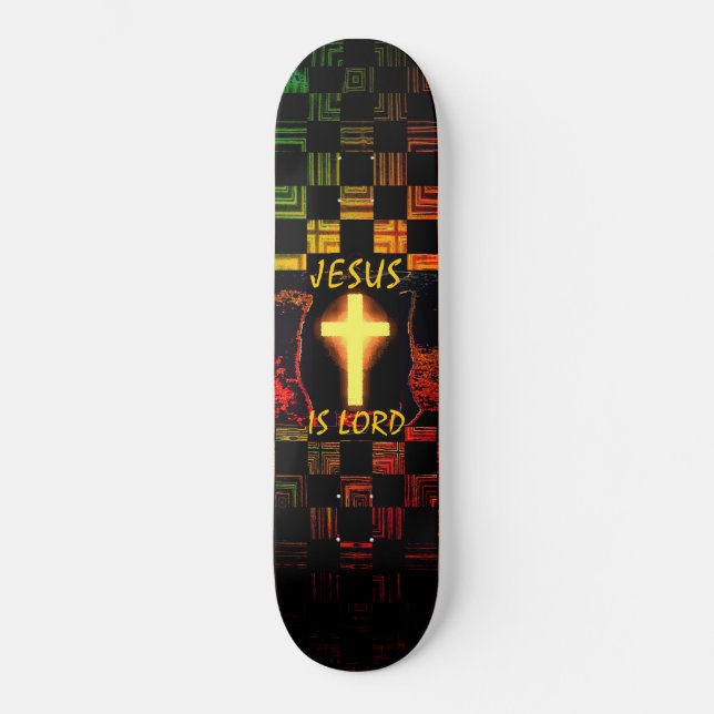 Skateboard Jesús es el patinador transversal del Señor (Anverso)