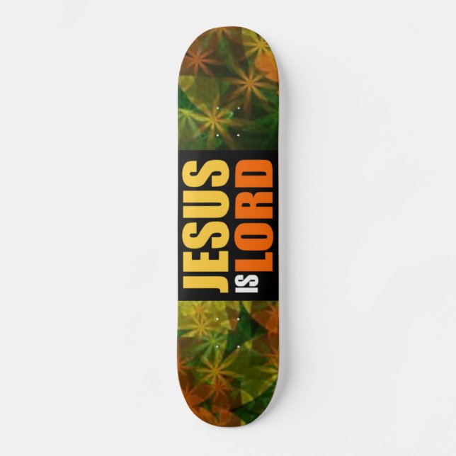 Skateboard Jesús es señor YO (Anverso)