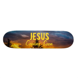 Skateboard Jesús que viene pronto