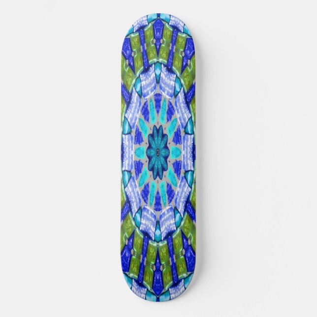Skateboard Jewel azul (Anverso)
