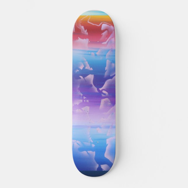Skateboard Jinetes del fantasma (Anverso)
