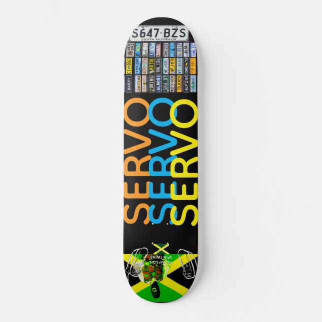 SKATEBOARD JMT AUSTRALIA. SERVO. JMT PRO (Anverso)