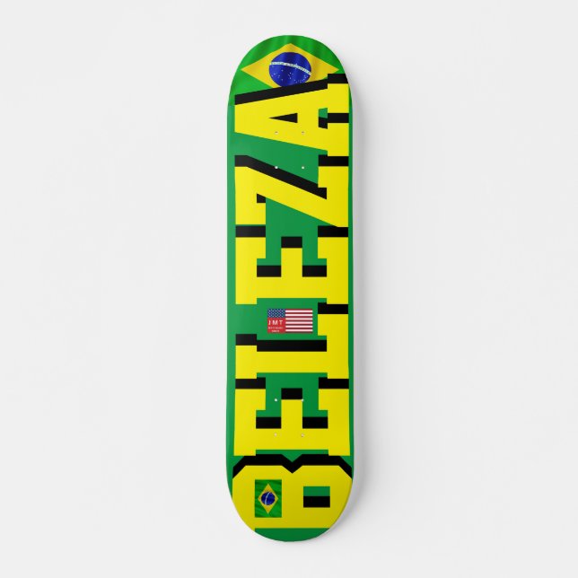 Skateboard JMT BRAZIL BELEZA JMT 7 3/4" cubierta para skatebo (Anverso )