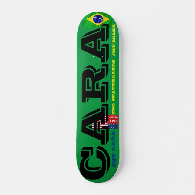 Skateboard JMT BRAZIL CARA 7 Placa de patinaje de 3/4" (Anverso )