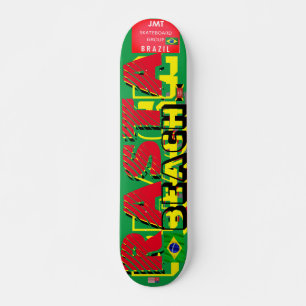 Skateboard JMT BRAZIL RASTA BEACH 7 3/4" cubierta para skateb