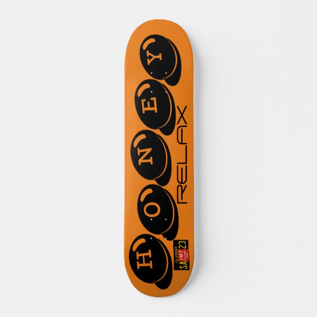Skateboard JMT DE RELAX DE HONEY, cubierta de 73" (Anverso )