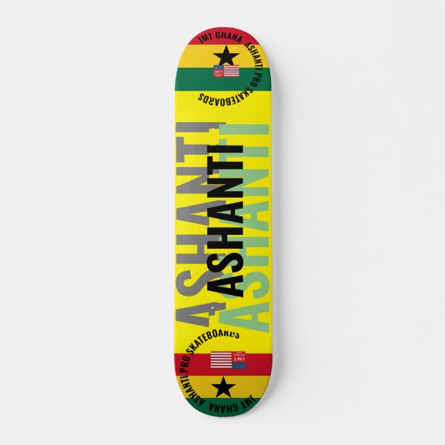 Skateboard JMT GHANA ASHANTI 7 Placa de patinaje de 3/4" (Anverso )