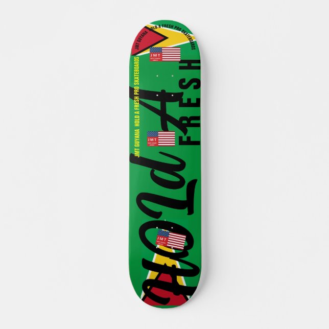 SKATEBOARD JMT GUYANA TIENE UNA PISTA FRESCA DE 7 3/4" PARA S (Anverso )