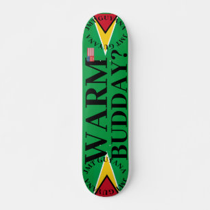 Skateboard JMT GUYANA WARM BUDDAY 7 3/4" cubierta para skateb