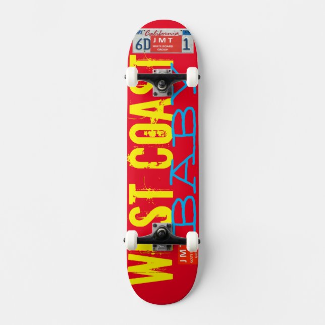 Skateboard JMT USA COSTA OESTE (Anverso)