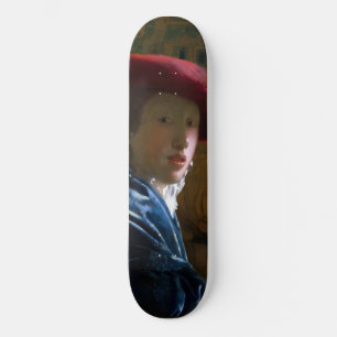 Skateboard Johannes Vermeer - Chica con un Gorra rojo