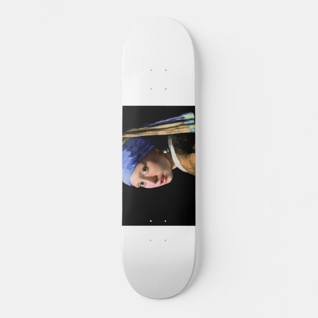 Skateboard Johannes Vermeer Girl with a Pearl Earring (Anverso)