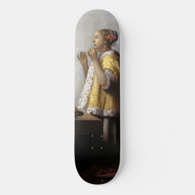 Skateboard Johannes Vermeer - Joven con collar de perla (Anverso)