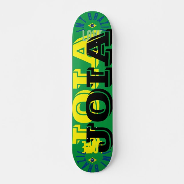 Skateboard JOIA BRAZIL 7 Placa de patinaje de 3/4" (Anverso )