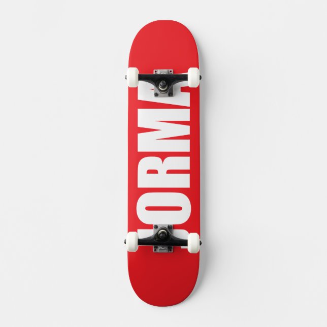 Skateboard Jorma (Anverso)