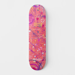 Skateboard Júbilo: Arte Maximalista