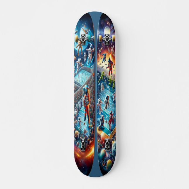 Skateboard Juegos galácticos (Anverso )