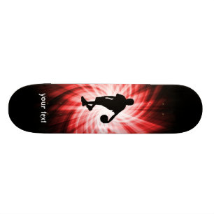 Skateboard Jugador de básquet; Rojo