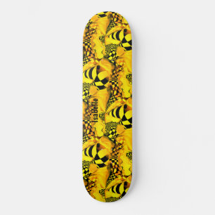 Skateboard Jugador de tablero de ajedrez Resumen del patrón d