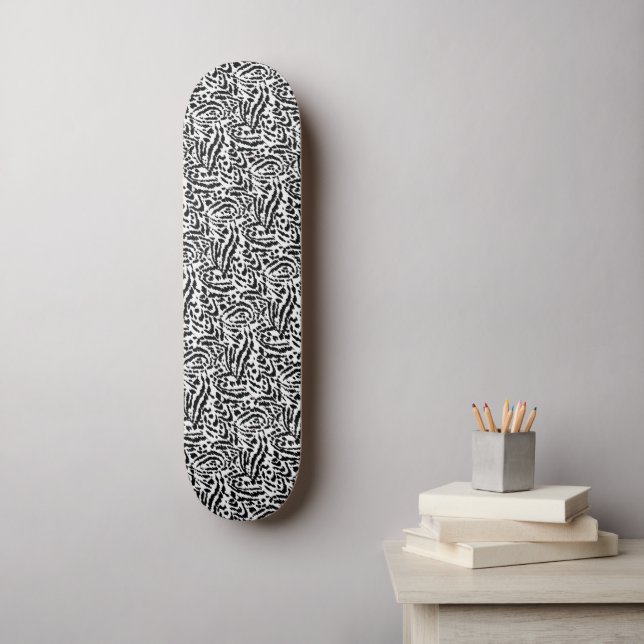 Skateboard Jungla abstracta (Arte de la pared)