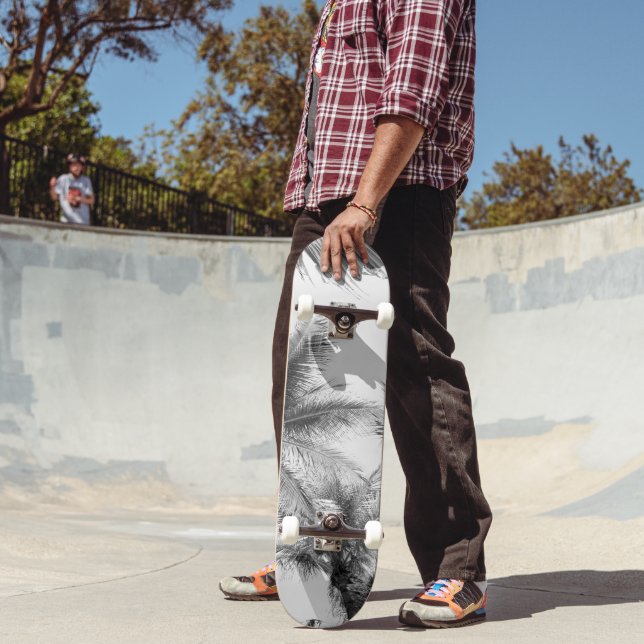 Skateboard Jungla de palma iluminada con luz solar #2 #tropic (Exterior 2)