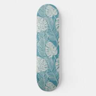 Skateboard Jungle de lujo - monstera y palma