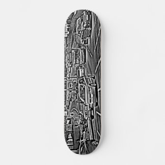 Skateboard Junta de caja en B&W