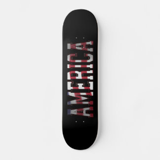 Skateboard Junta de patinaje sobre la bandera de los Estados 
