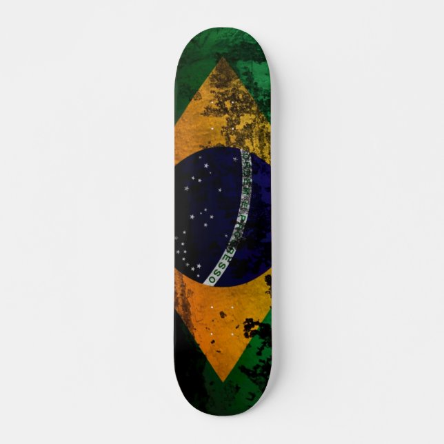Skateboard Junta de Pro Park del Personalizado Grunge de Bras (Anverso )