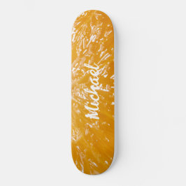 Skateboard Junta, Naranja Amarillo, Unisex, Girly, Personaliz