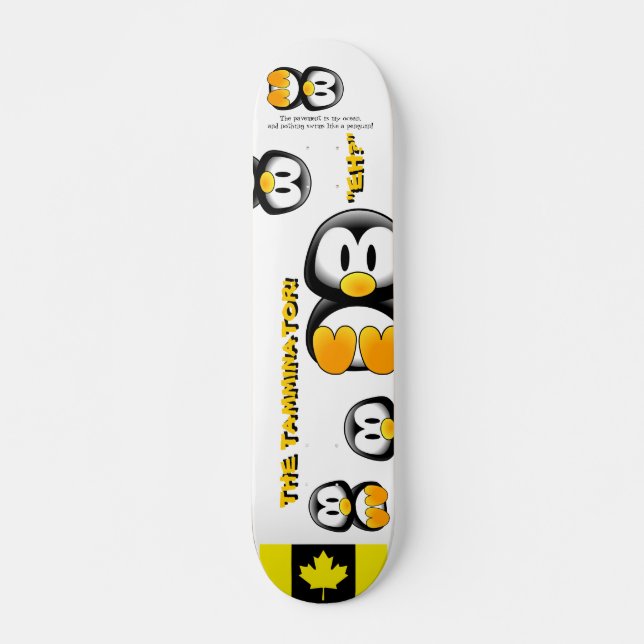 Skateboard Junta Pingüino de Canadá (Anverso )