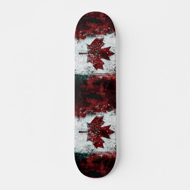 Skateboard Junta Pro Park de Urban Canada Grunge Personalizad (Anverso )