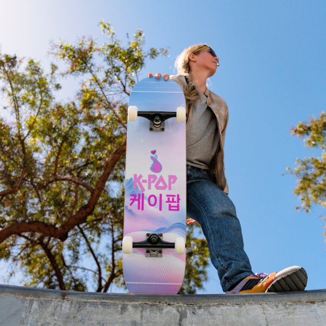Skateboard K-Pop Finger Heart: Mostrar tu amor (Exterior 1)