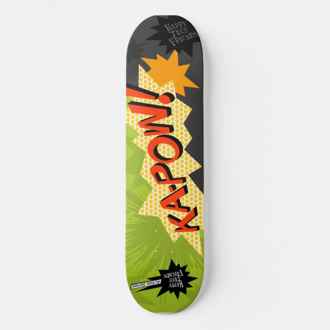 Skateboard ¡KA-POW! tablero (Anverso)