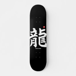 Skateboard Kanji - dragón japonés -