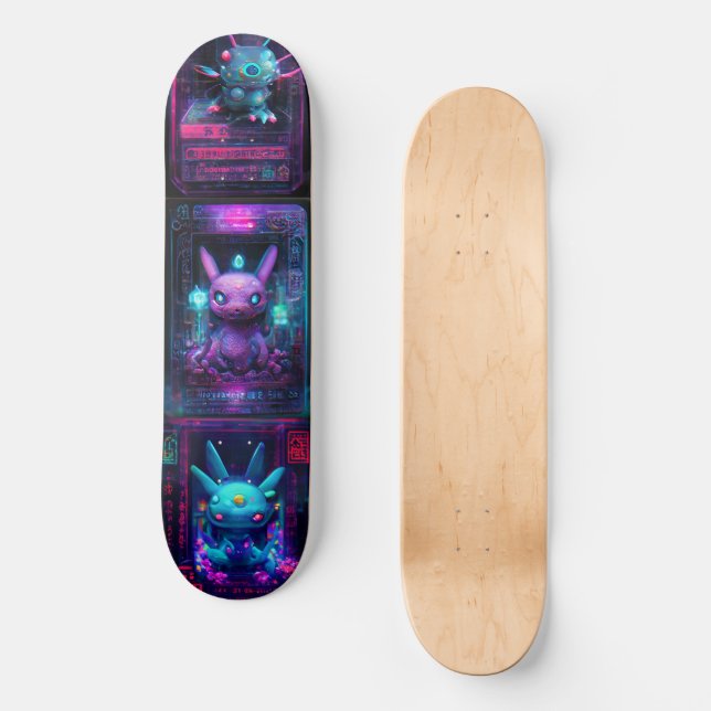 Skateboard kanvas astrales (Anverso)