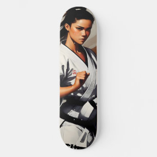 Skateboard Karate, artes marciales