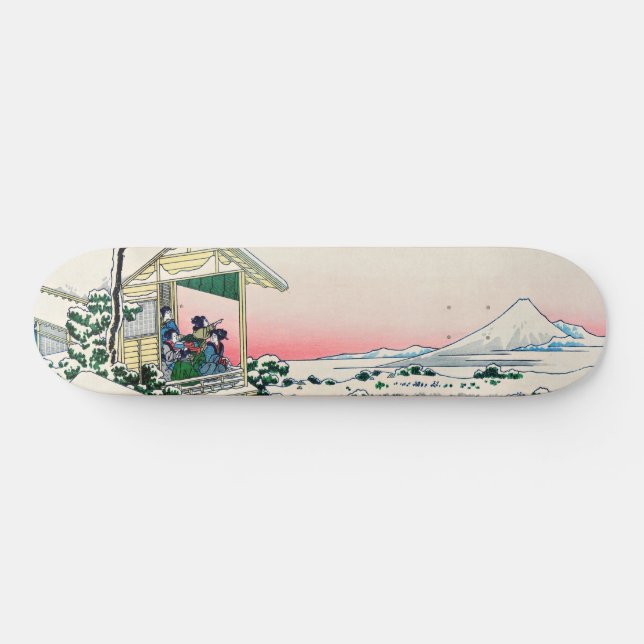 Skateboard Katsushika Hokusai - Casa de té en Koishikawa (Horz)