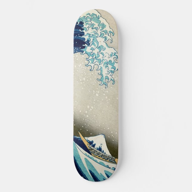 Skateboard Katsushika Hokusai - La gran ola de Kanagawa (Anverso)