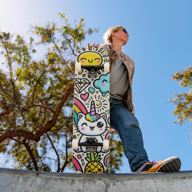 Skateboard Kawaii (Exterior 1)