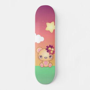 Skateboard Kawaii Bear