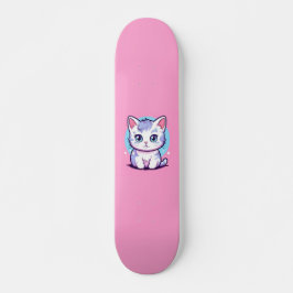 Skateboard Kawaii Cat