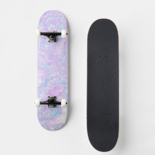 Skateboard Kawaii Cute Boho Giratorio Pastel Algodón de Azúca