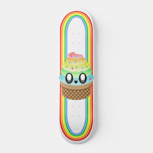 Skateboard Kawaii Rave Ice Cream Cone
