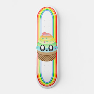 Skateboard Kawaii Rave Ice Cream Cone